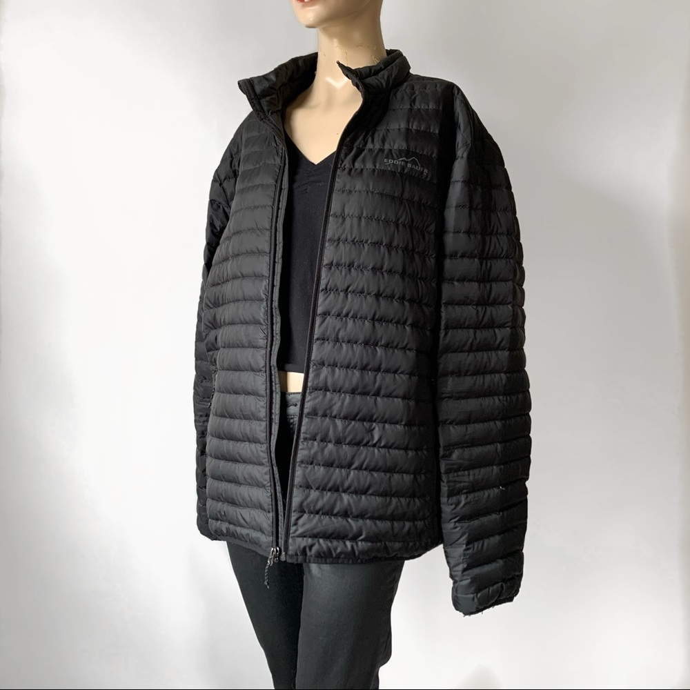 Eddie Bauer Black Puff Down Jacket